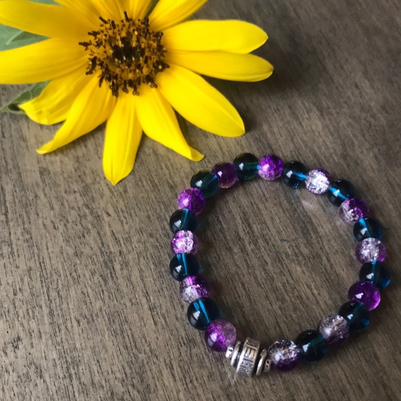 Hand Crafted Other - Handmade by my daughter Girls beaded stretch bracelet
